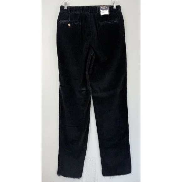 Bills Khakis Corduroy Button Fly Pants Fits Men's 32 Tagged (34) Unhemmed NWT